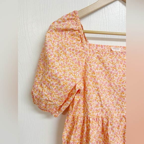 Crewcuts Girls' Puff-Sleeve Tiered Dress in Ditsy Floral Size 14 - Picture 4 of 6